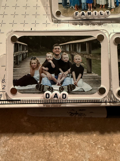 custom photo car visor clip