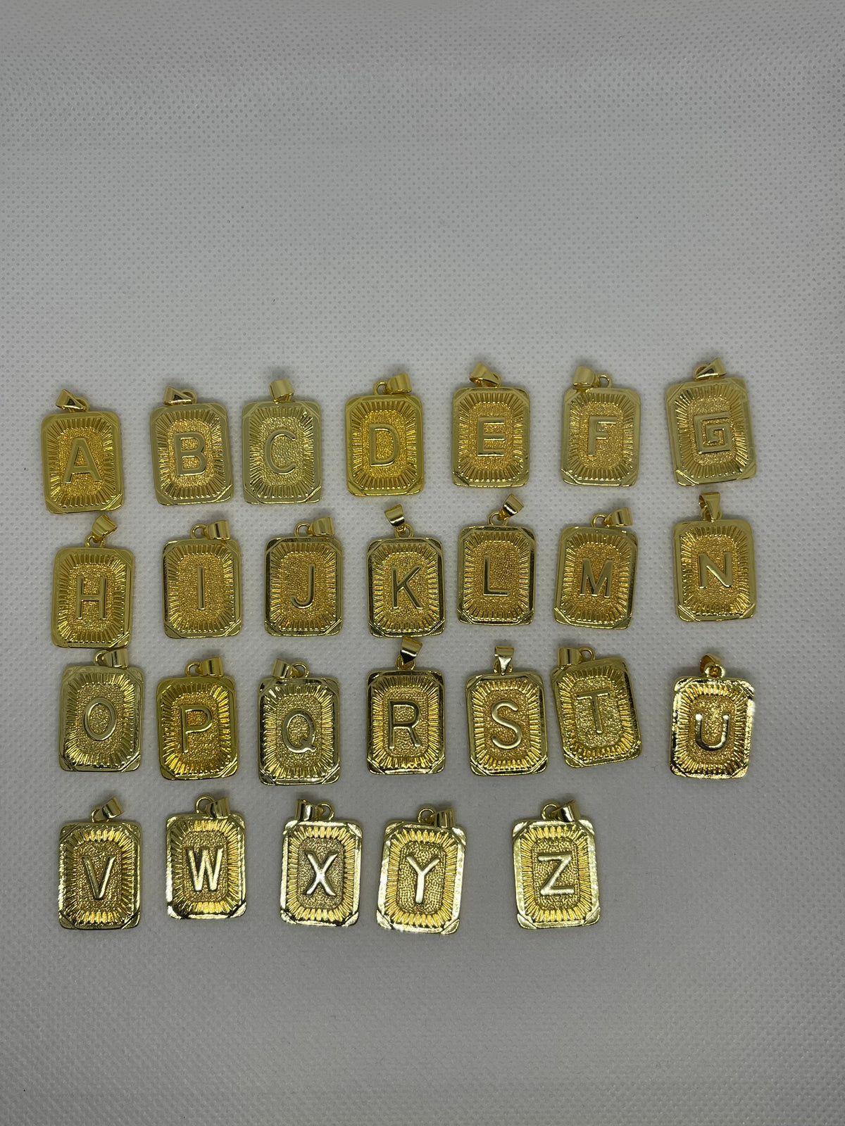 Gold Chunky Letters