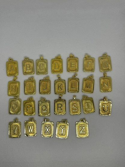 Gold Chunky Letters