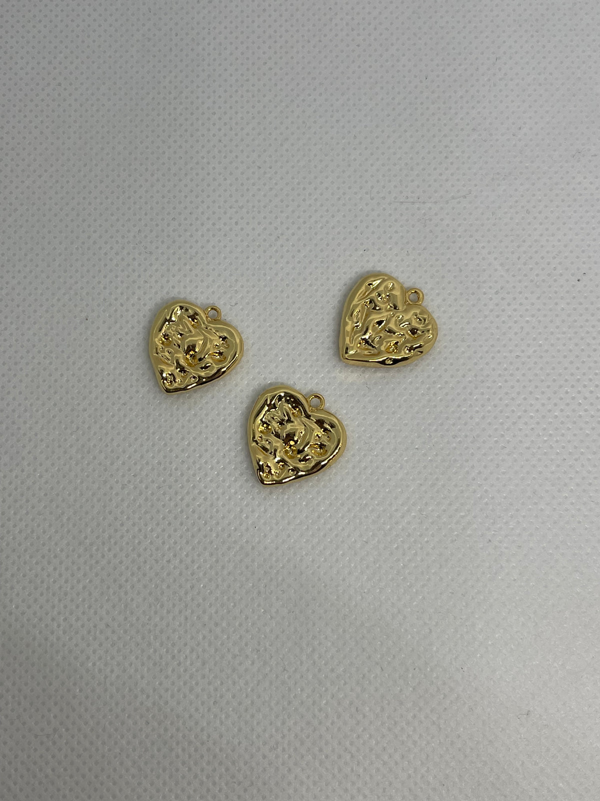Wavy Gold Heart