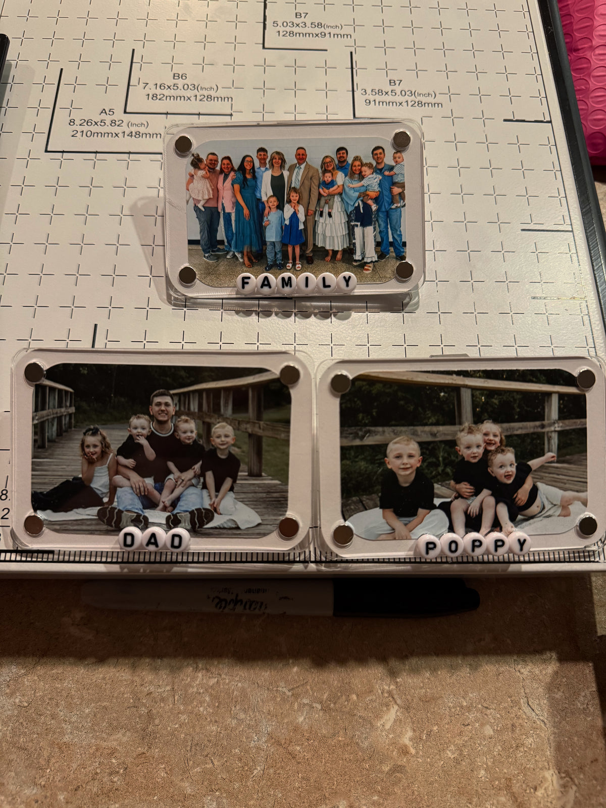 custom photo car visor clip