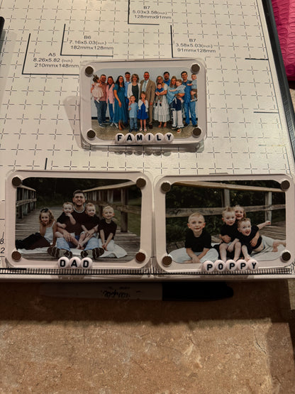 custom photo car visor clip