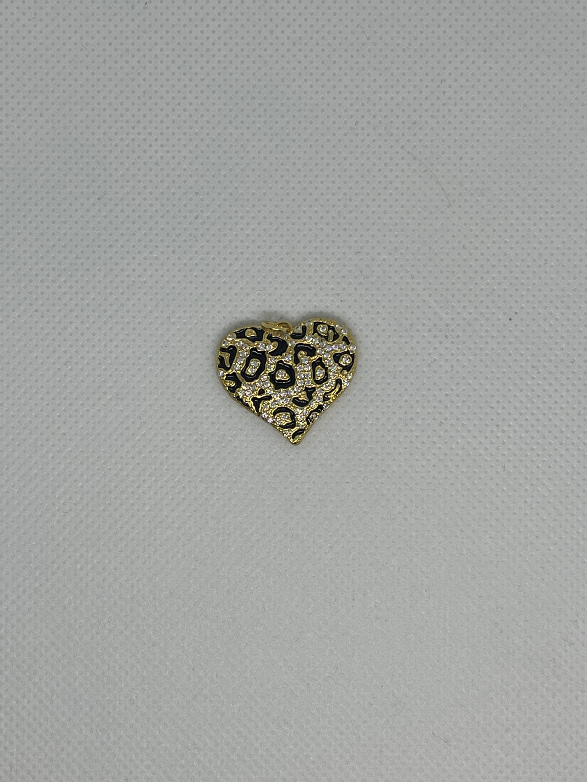 Gold Leopard Heart