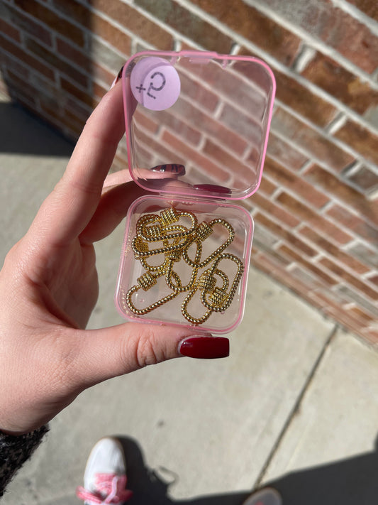 Gold Twist Carabiner