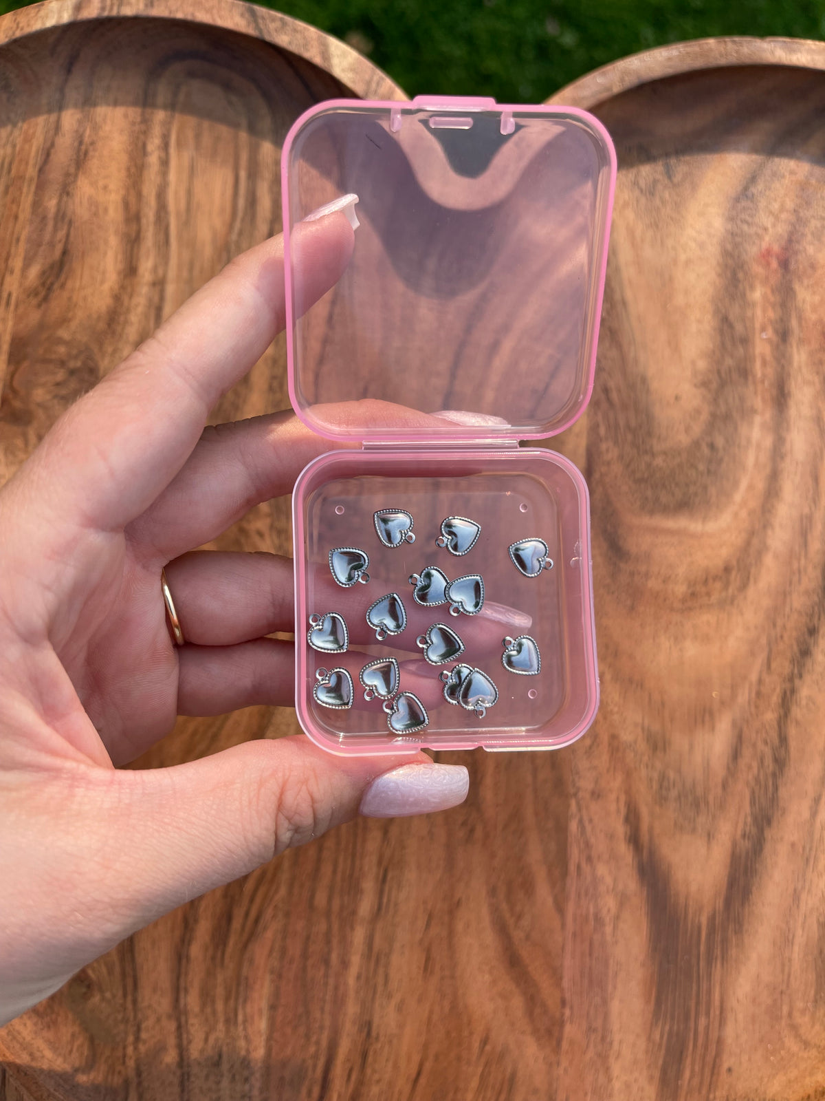 silver hearts