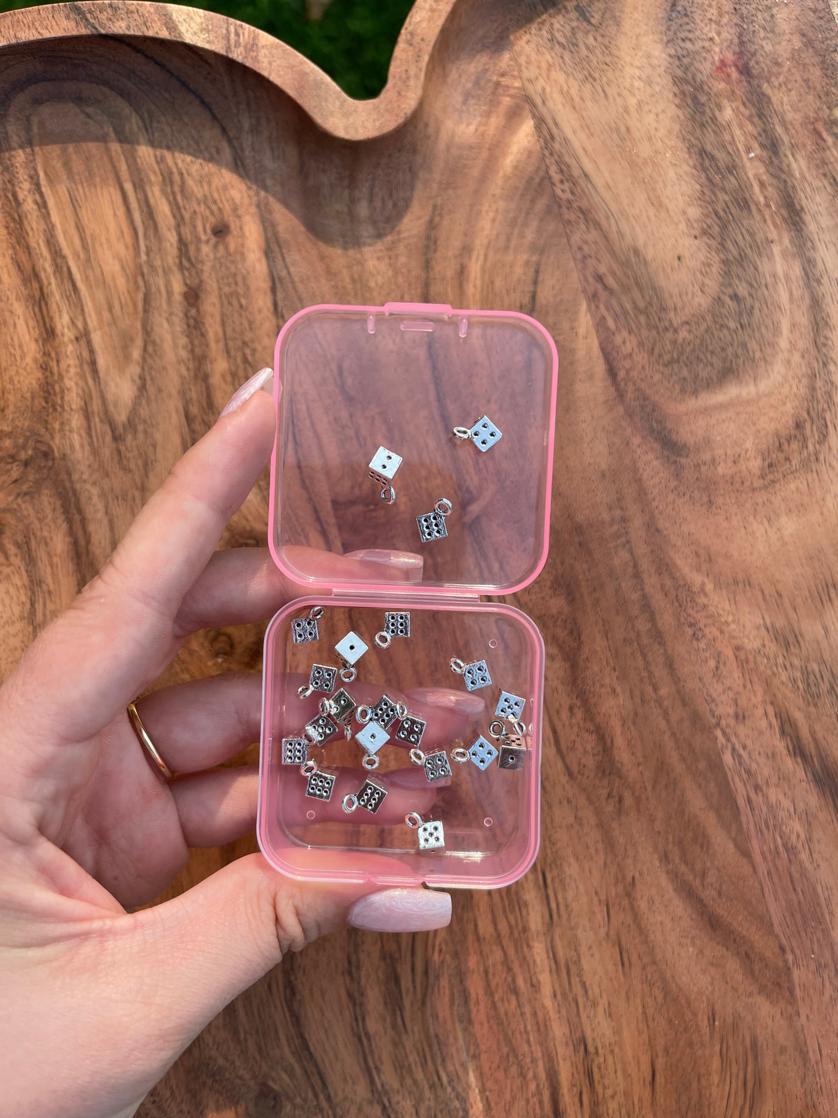 silver dice