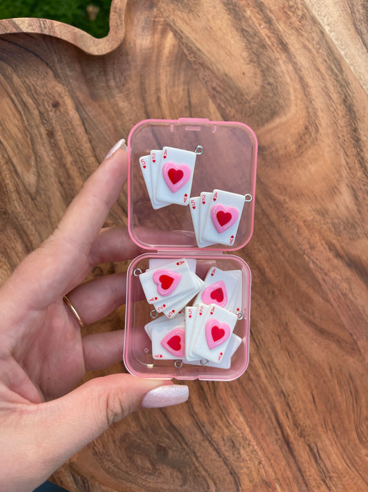 pop of pink playing cards