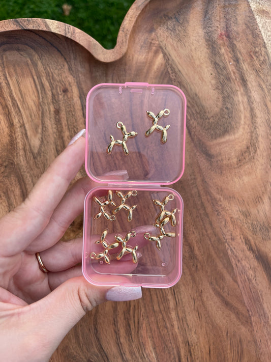 gold balloon dogs