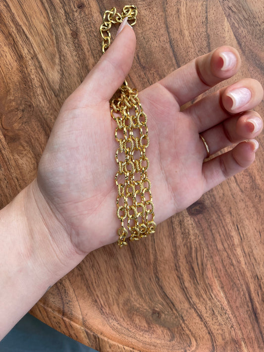 gold twist chain